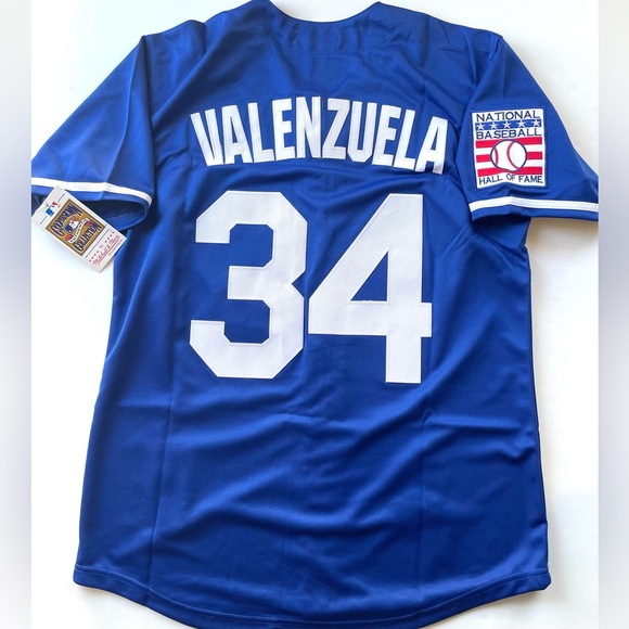Los Angeles Dodgers#34 Fernando Valenzuela  “NATIONAL BASEBALL HALL OF FAME” - Picture 2 of 2